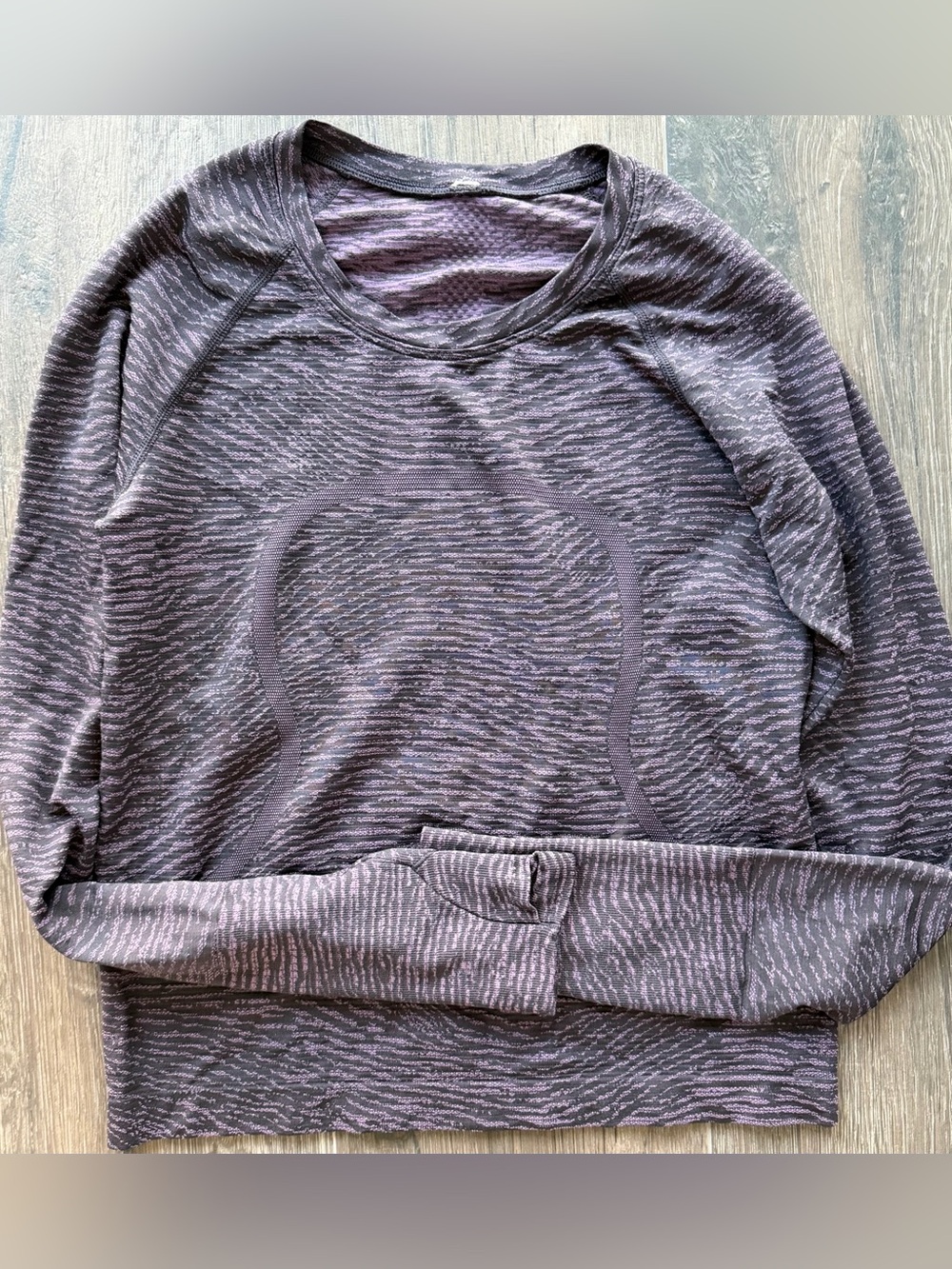 Lululemon Heathered Crewneck Pullover in faded purple